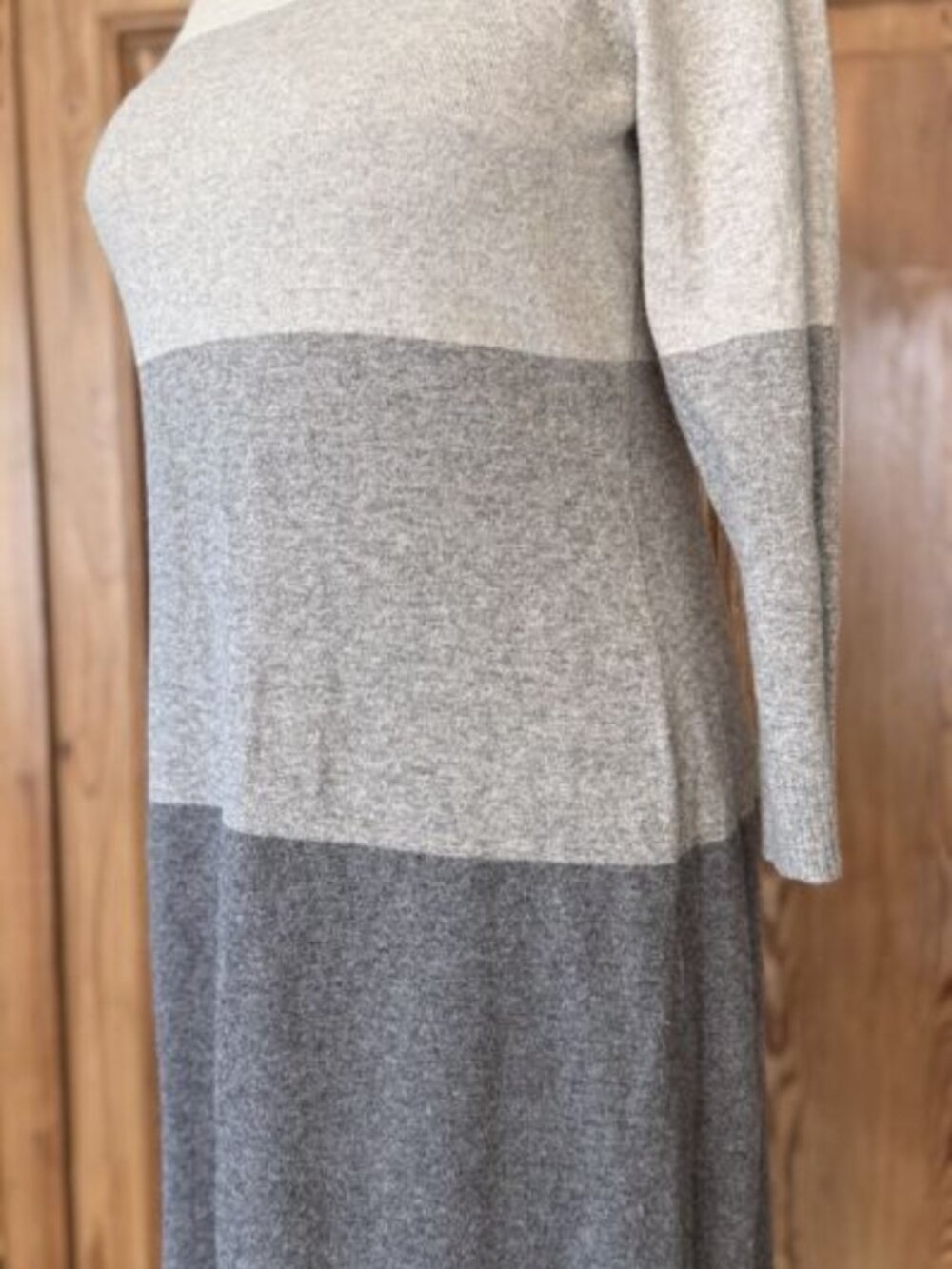 Banana Republic Italian Yarn Colorblock Sweater Dress Size L